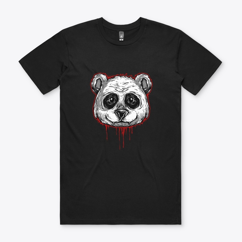Grim Panda Bear T-Shirt – Edgy Tee