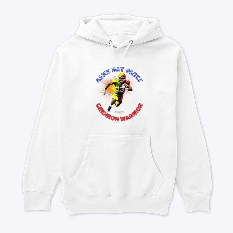 GRIDIRON WARRIOR Yellow & Red print