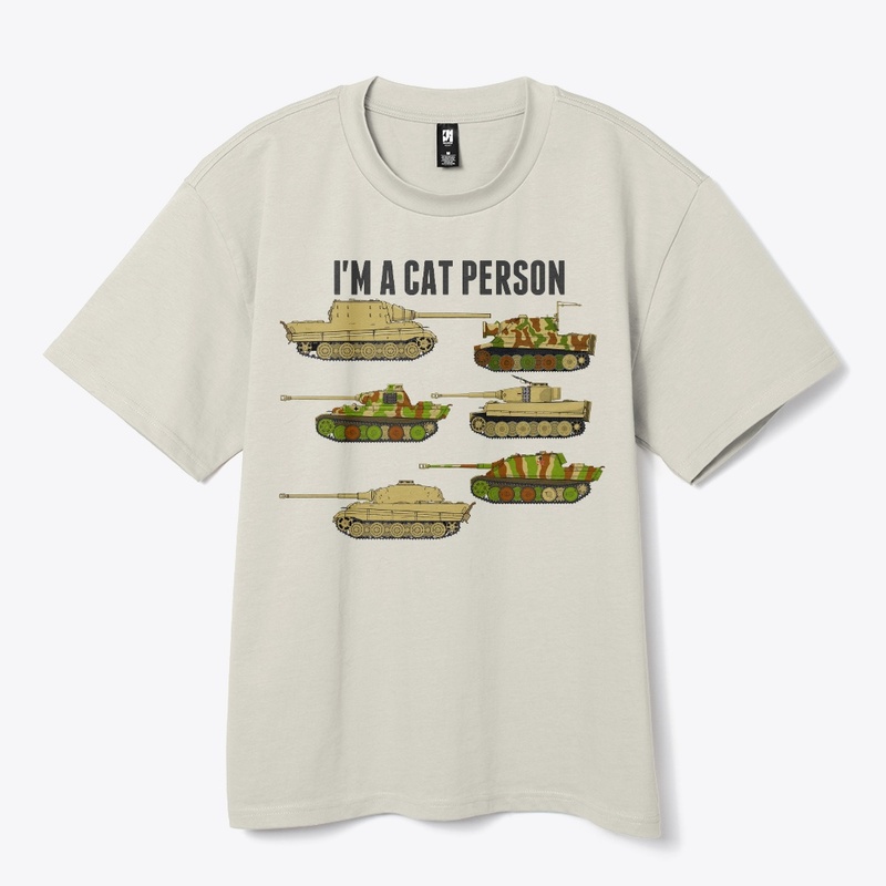 Im A Cat Person camo1 T-Shirt