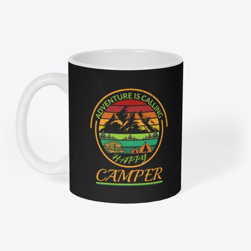 VINTAGE Camping T-Shirt Happy Camper