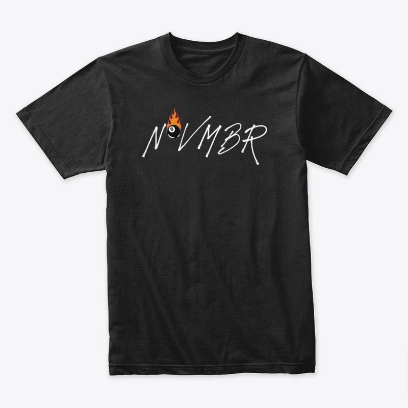 Novmbr 8 Ball (White Lettering)