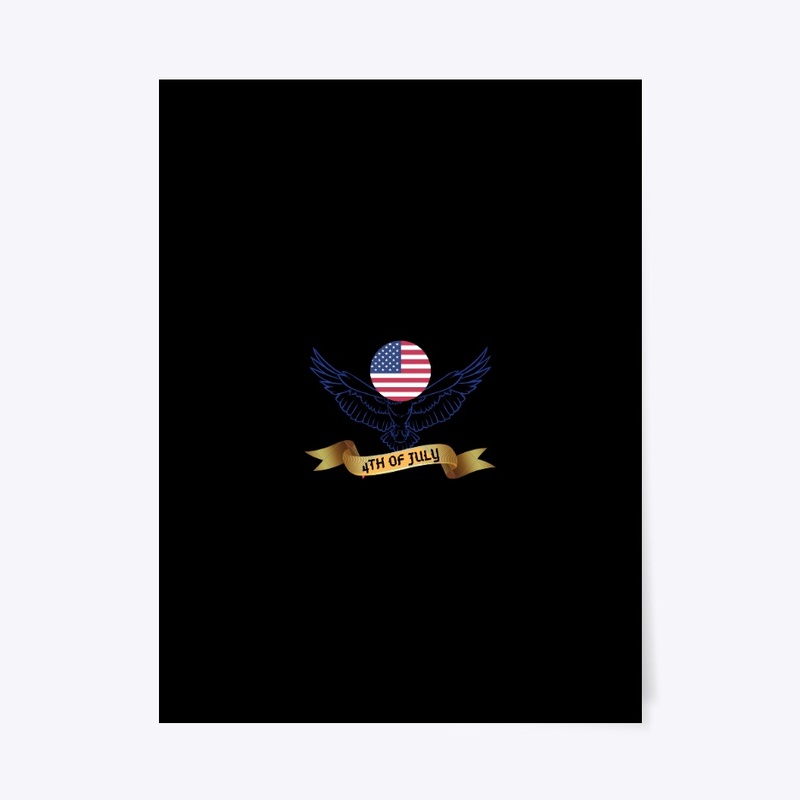 Best Black 4th of july USA  Tshirt