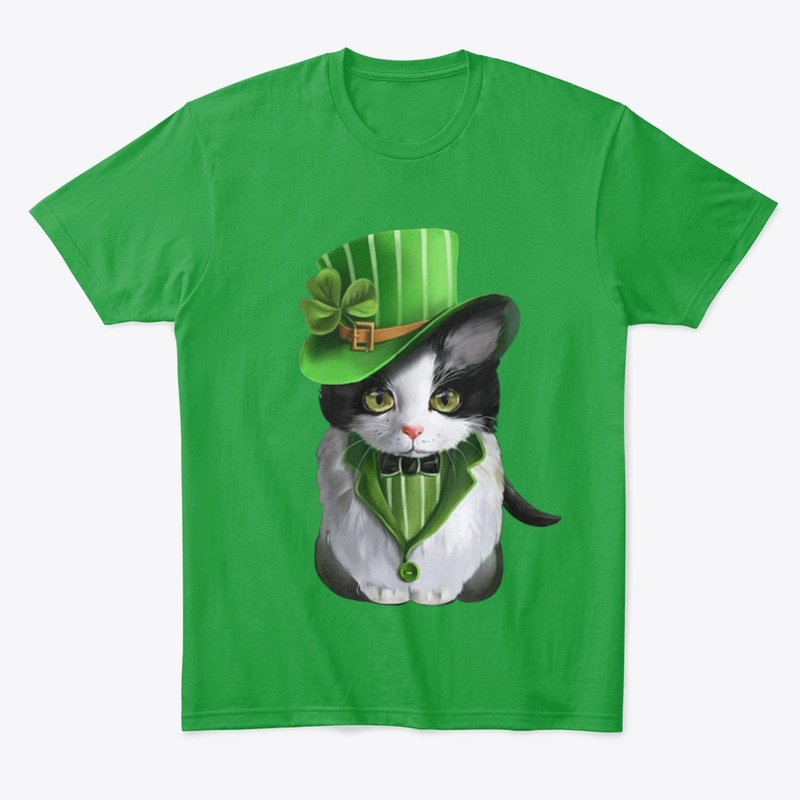 Irish Cat  T Shirt
