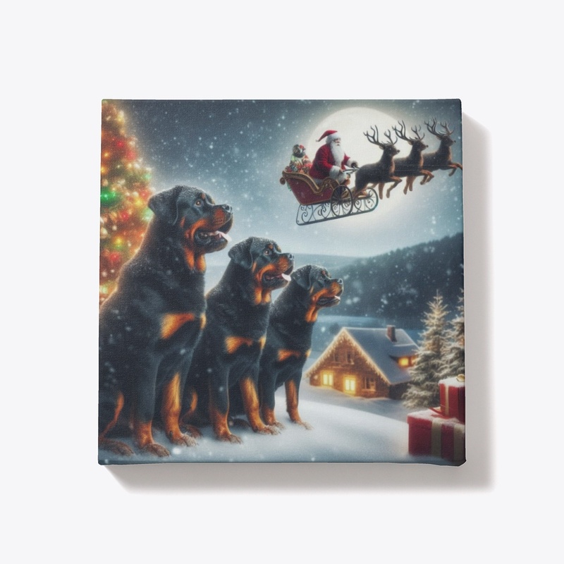 Rottweiler's Christmas Eve