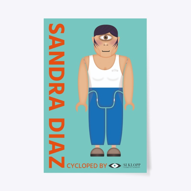 Sandra Diaz Cycloped Character – Poster