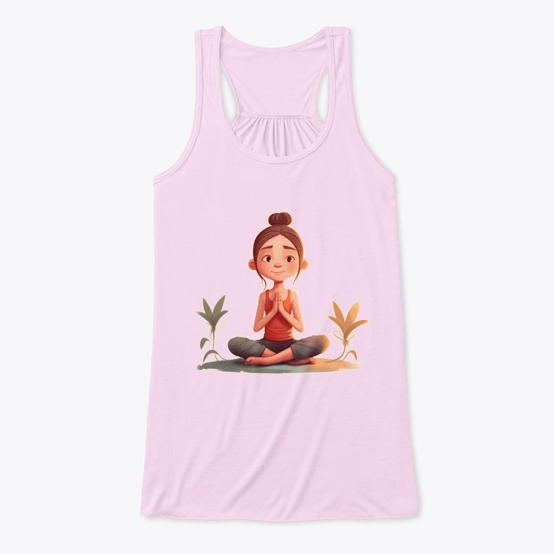Namaste Pilates or yoga meditation