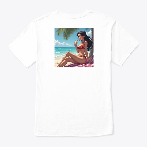 Knon Profit "Beachy" White T-Shirt Back