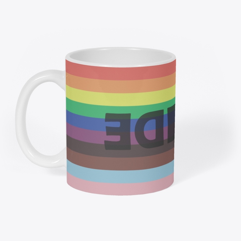 Rainbow colors of pride month