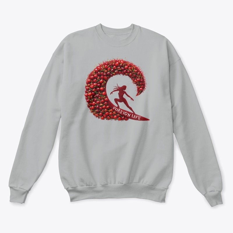 Foreign Life Apparel.  Cherry Wave 
