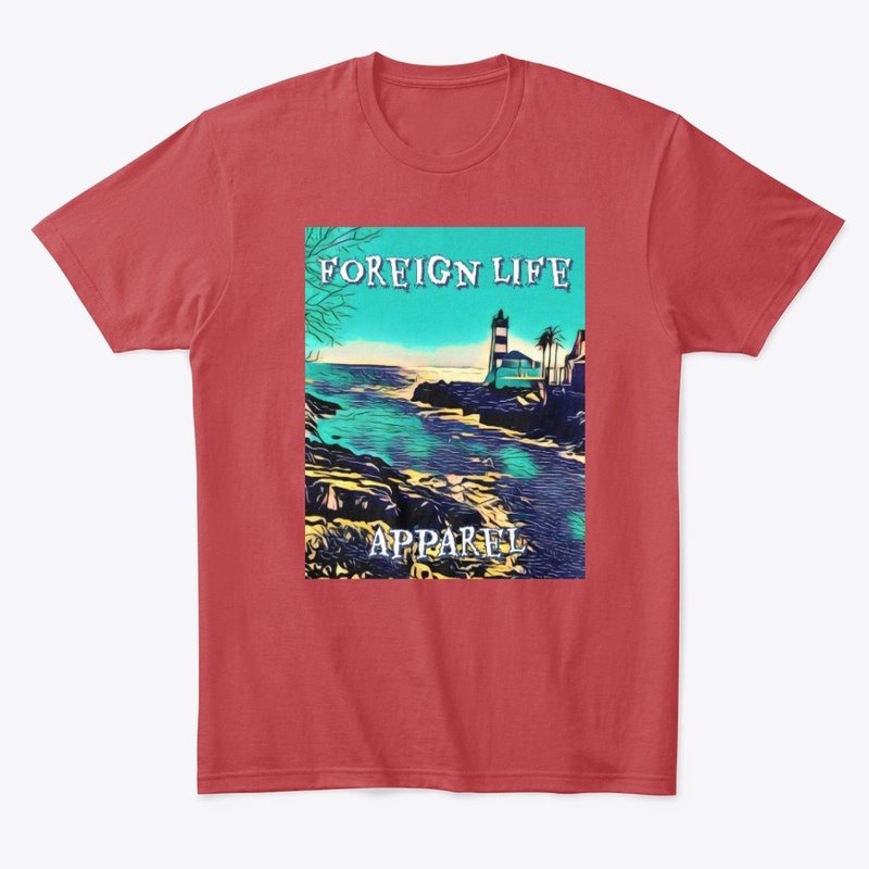 Foreign Life Lighthouse and Sea