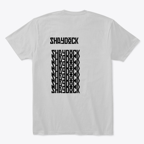 The Music Kid Est (With Cover) Light Heather Grey  áo T-Shirt Back