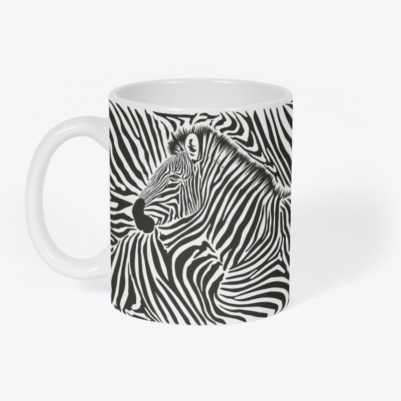 Background with a zebra motif