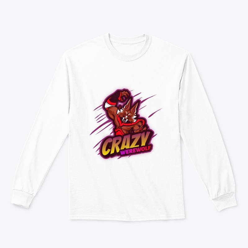 cartoon logo design: crazy werewolf