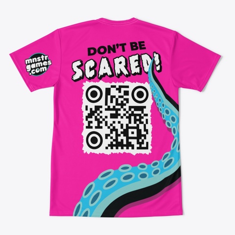 Mnstr Games   Jersey Hot Pink T-Shirt Back