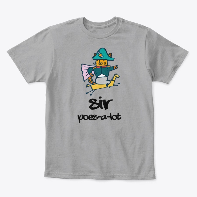 Sir Poes-a-lot je favoriete mascotte