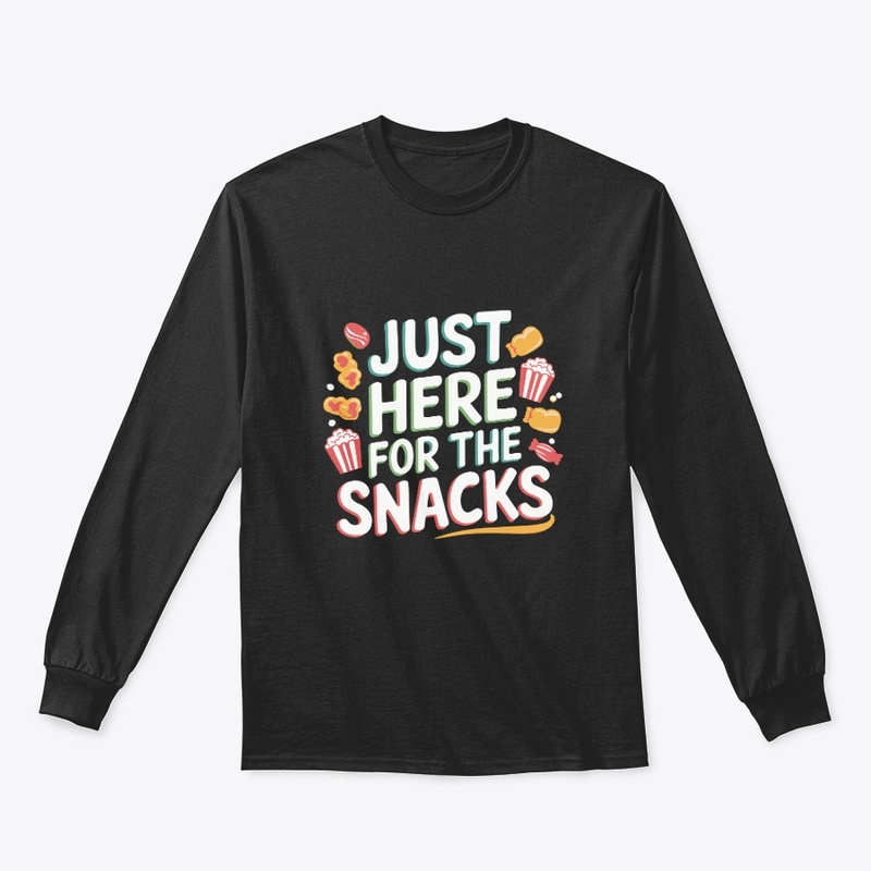 Snacks Lover Tee with Nachos & Popcorn
