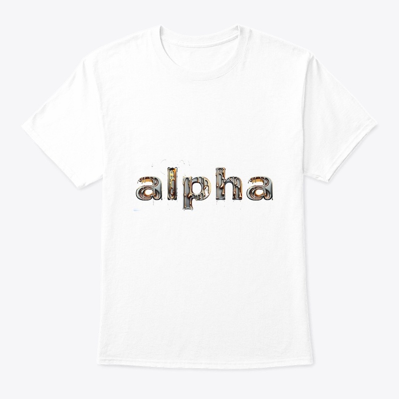 alpha - shiny iron driping design
