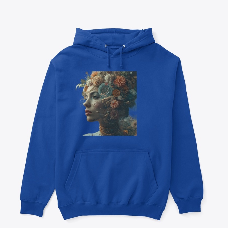 Surreal Floral Portrait with Steampunk
