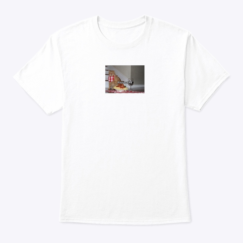 Pastacat48 White Box Logo Tee