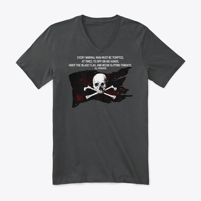Black Flag Slitting Throats Tee