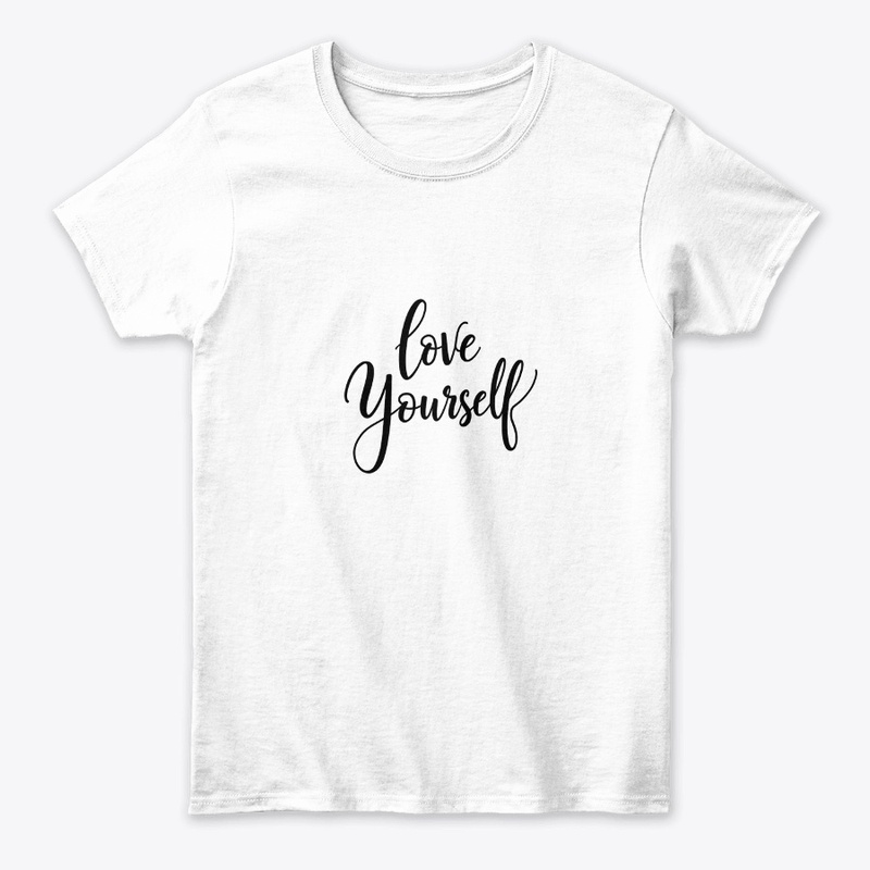 “Love Yourself” Handwritten Elegance Tee