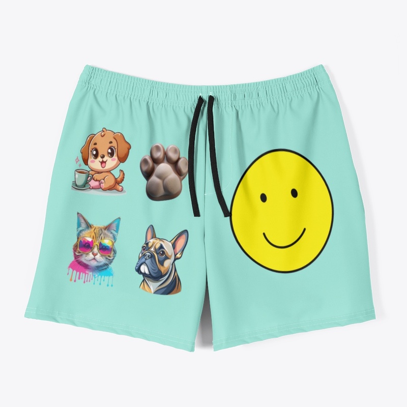 Love Animals Men's Swim Trunks