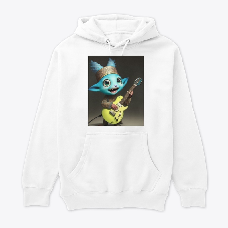Really Cute Creature Jamming on Guitar