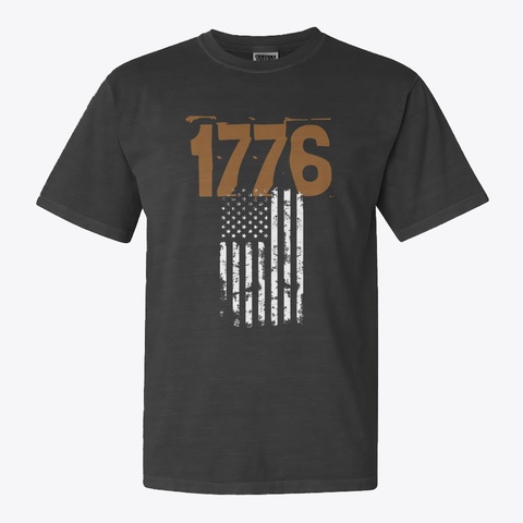 1776 Wgb T Shirt Black Camiseta Front