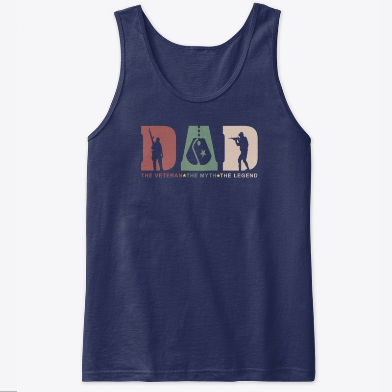 Best Veteran Dad  Shirt for Men