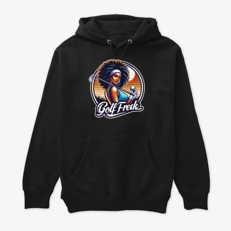 GOLF FREAKS BLACK WOMEN'S CLOTHING 