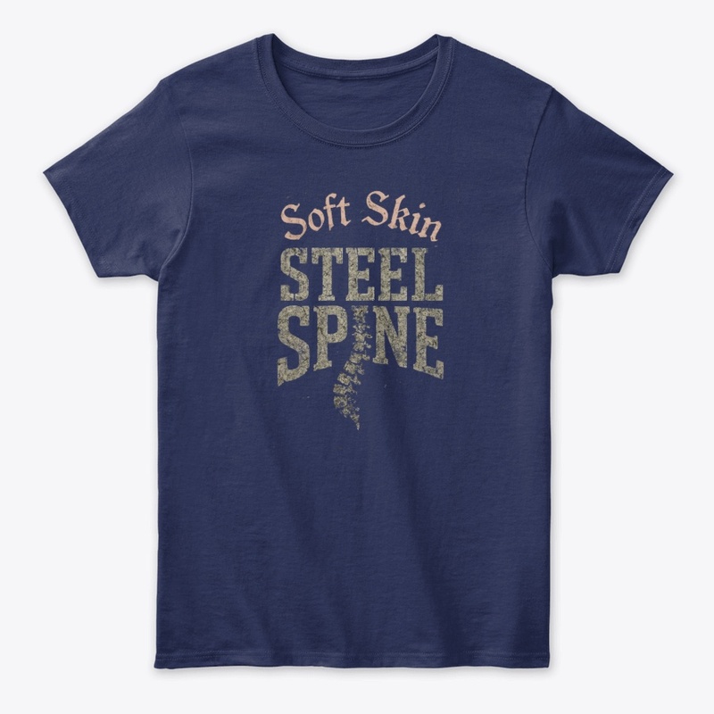Soft skin steel spine 