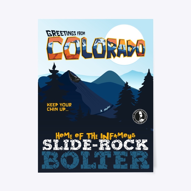 Slide-Rock Bolter 18x24 Poster