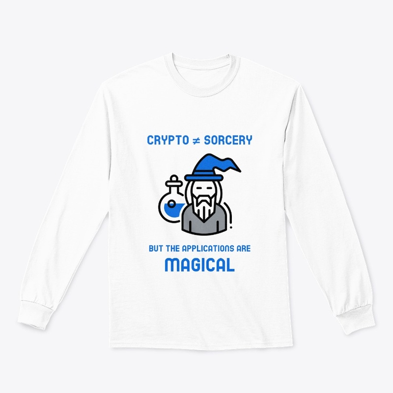 Crypto is not sorcery but magical (blue)