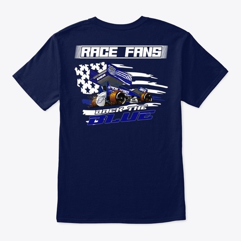 Image Not Opening Navy Camiseta Back