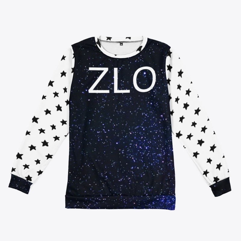 ZLO "Blue Galaxy" Star Sweatshirt 