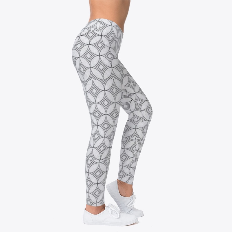 Tight pants with beautiful patterns