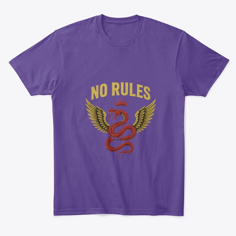 No Rules Snake Wing Tee