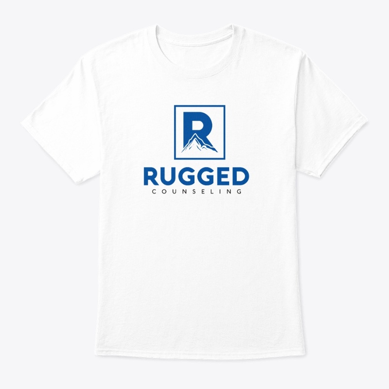 Rugged - Classic Tee - Deeper Blue Logo