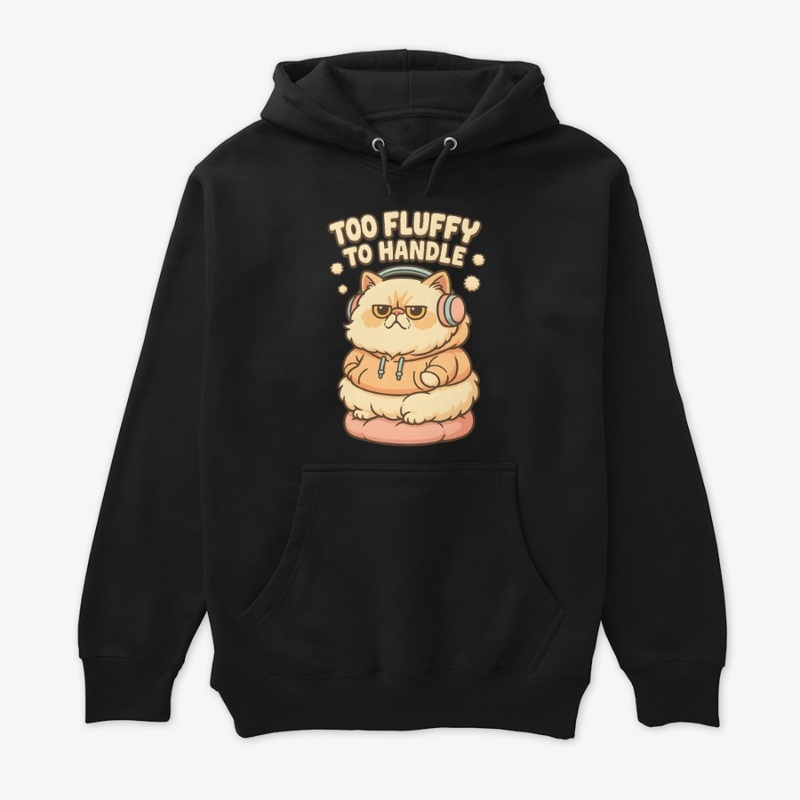 Exotic Shorthair Cat Too Fluffy