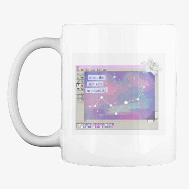 Paint aestethic sky and galaxy pic