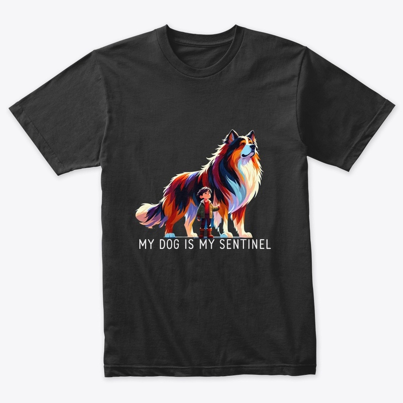 My Dog Is My Sentinel-Multicolor