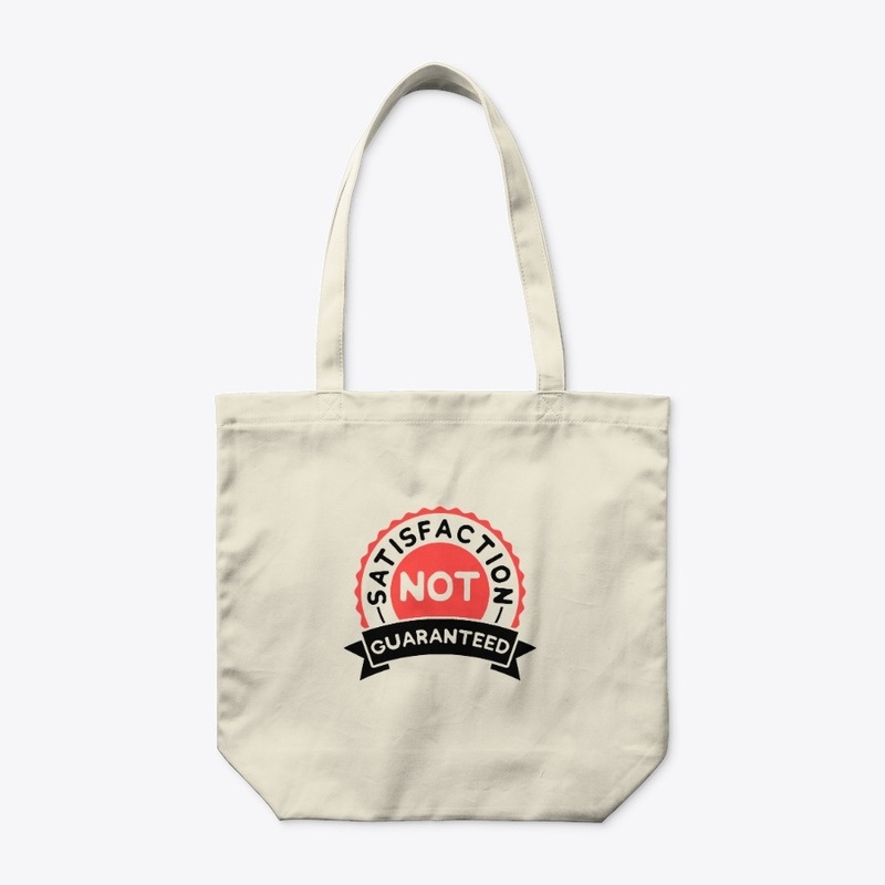 Satisfaction... (Red), Black on White