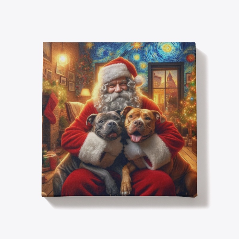 Pitbulls & Santa