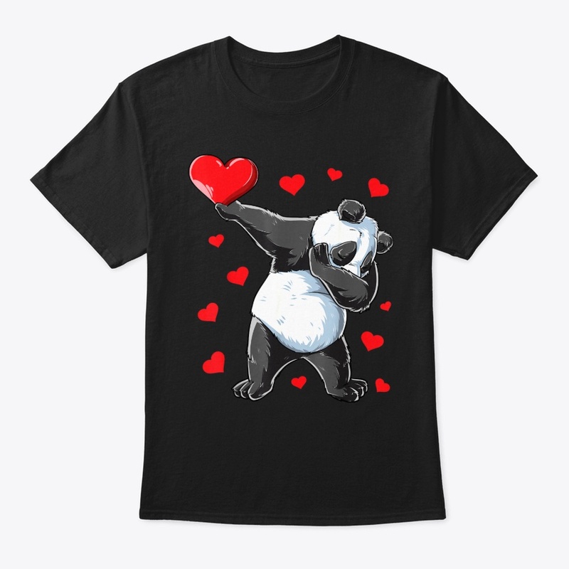 Dabbing Panda Valentines Day