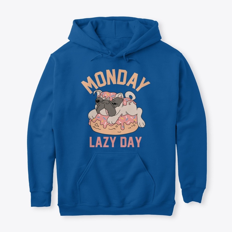  Monday Lazy Day - Lazy Dog t shirt