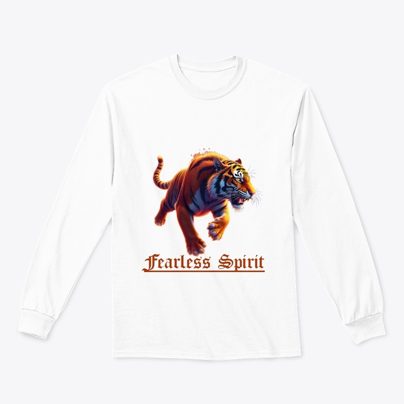 Fearless Spirit Tiger Graphic T-Shirt