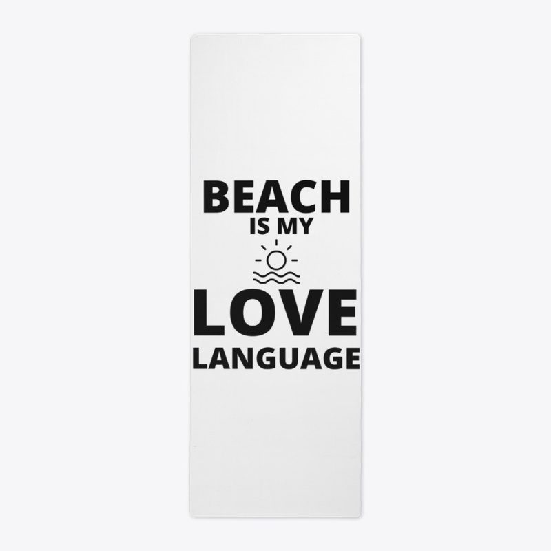 Beach is my love language funny summer q