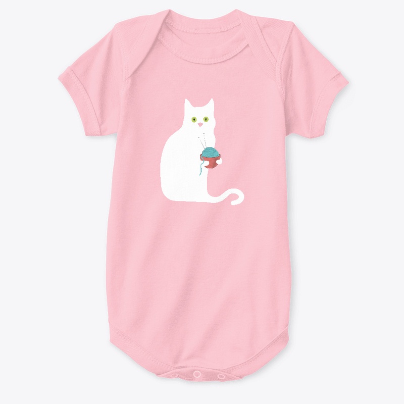 Knitting Ramen Kitty 2