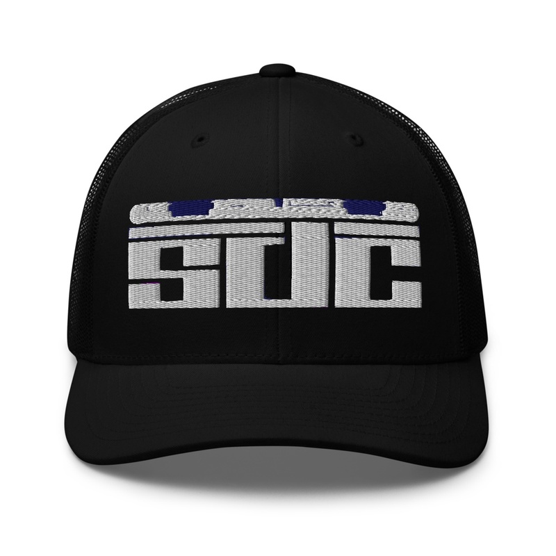 Greyscale Trucker