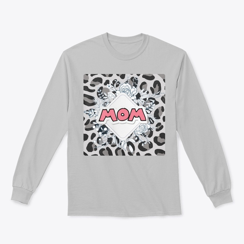 Mom with floral Leopard Print